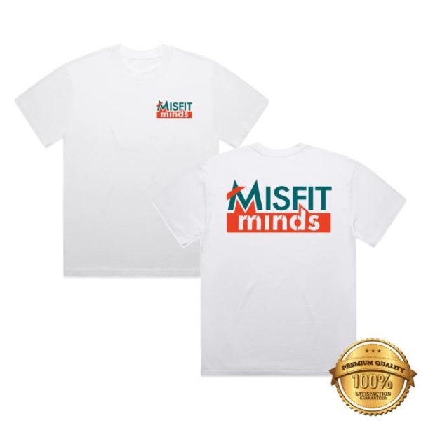 Shaggers Merch Store Shop Misfit Minds T-Shirt White