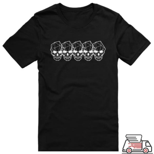 Death Battle Store Merch Death Battle Geometric Skull Tee