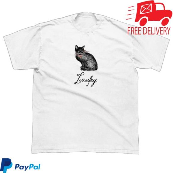 Laufey Store Merch Black Cat Tee