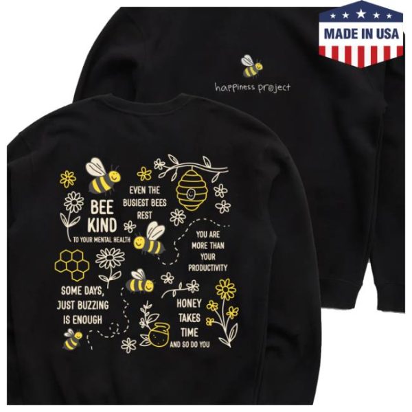 Happiness Project Store Merch Be Kind Crewneck