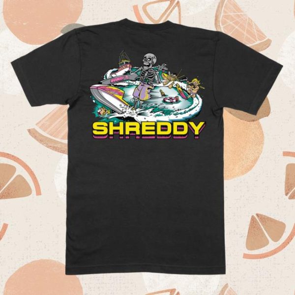 Shreddy Lyfe Store Merch Ski Shirt Black Shirt