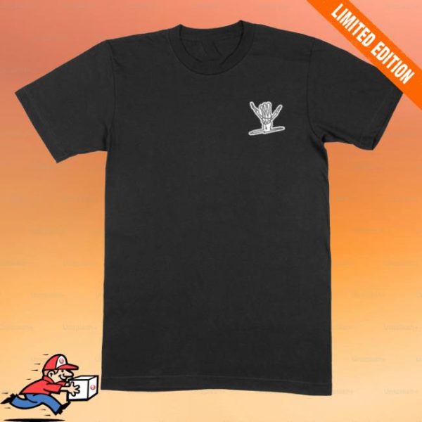 Shreddy Lyfe Store Merch Halftone Shirt Black Shirt