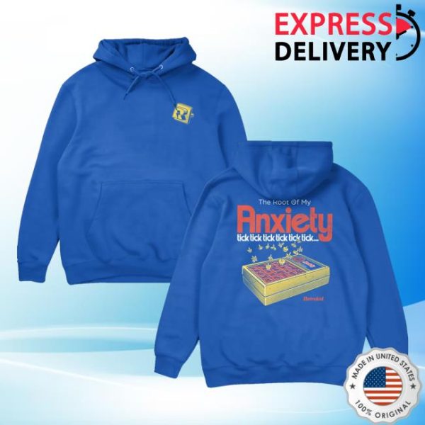Retrokid Merch Store Shop Retrokid Originals Anxiety Hoodie Royal