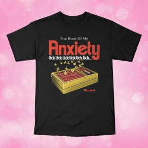 Retrokid Merch Store Shop Retrokid Originals Anxiety T-Shirt Black