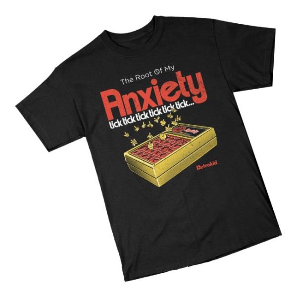 Retrokid Merch Store Shop Retrokid Originals Anxiety T-Shirt Black