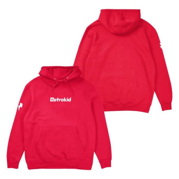 Retrokid Merch Store Shop Retrokid Originals Signature Hoodie Red