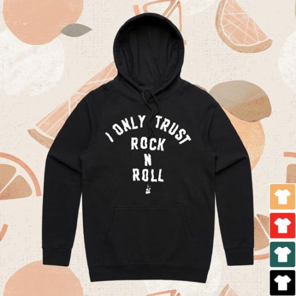 Sound-Merch Store The Living End I Only Trust Rock N Roll Cd & Black Hoodie