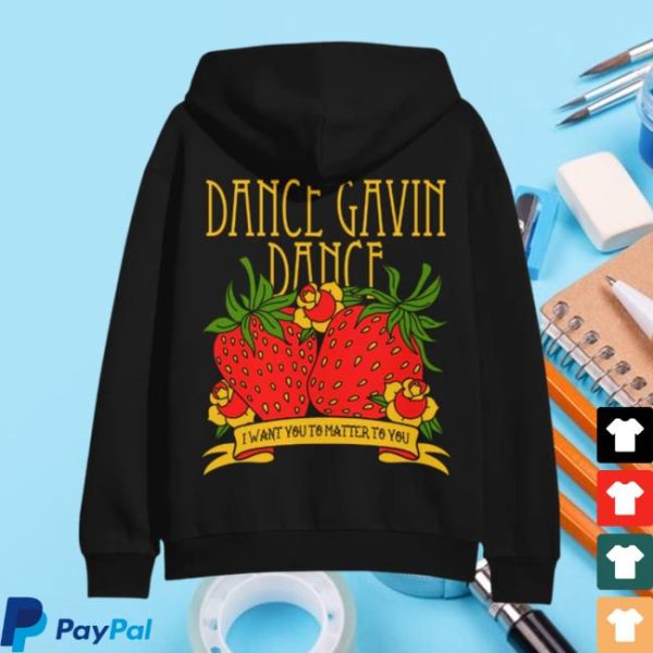 Dancegavindance Band Store Merch Strawberry’s Wake Hoodie