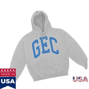 100 Gecs Store Merch Varsity Grey Hoodie