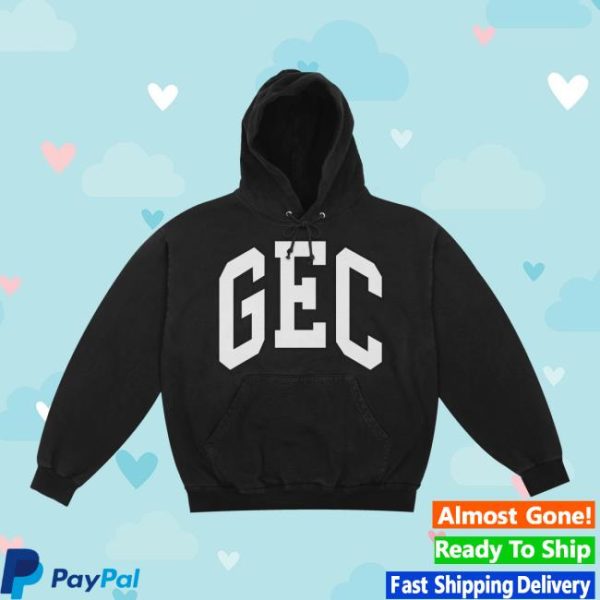 100 Gecs Store Merch Varsity Black Hoodie