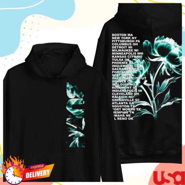 Bush Official Store Merch Vertical Logo Tour Hoodie