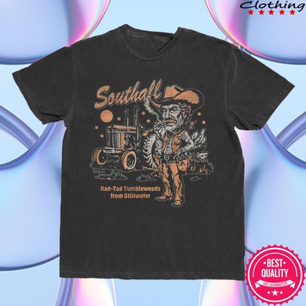 Sunfrog Solutions Store Merch Smoking Cowboy Tee