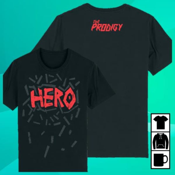 The Prodigy Store Merch Hero Black T-Shirt