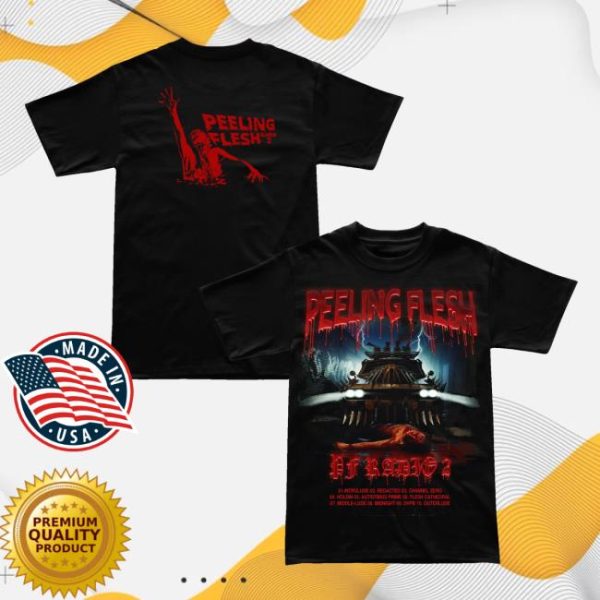 Indiemerchstore Merch Peeling Flesh Pf Radio 2 T-Shirt