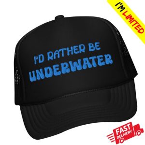 Oneoceandesigns Store Merch I’d Rather Be Underwater Foam Trucker