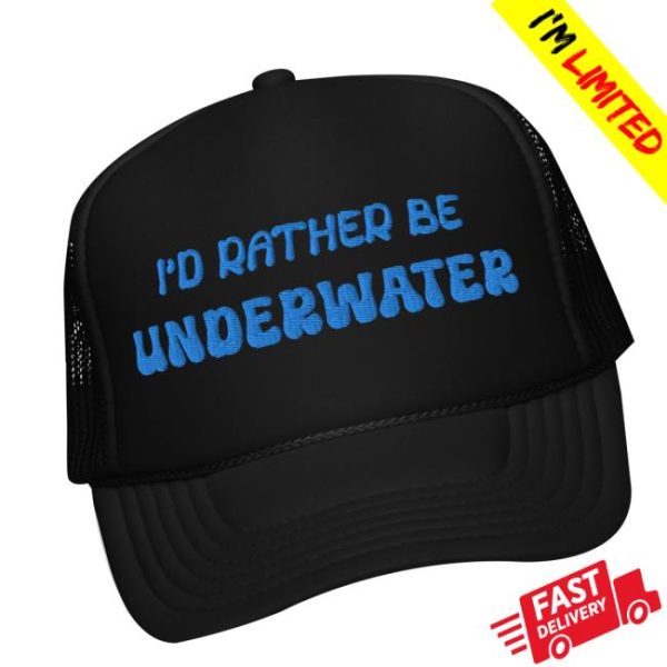 Oneoceandesigns Store Merch I’d Rather Be Underwater Foam Trucker