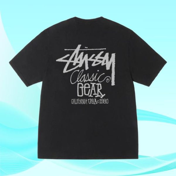 Stussy Store Merch Classic Gear Pigment Dyed Tee