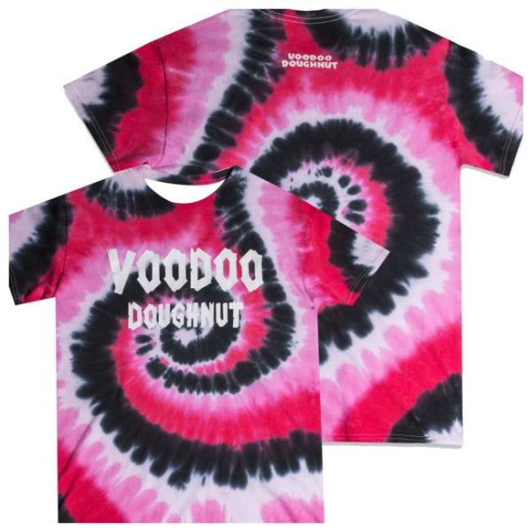 Voodoo Doughnut Shop Store Voodoo Doughnut Tie-Dye Tee