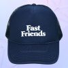 kenny down right merch fast friends ff logo navy hat