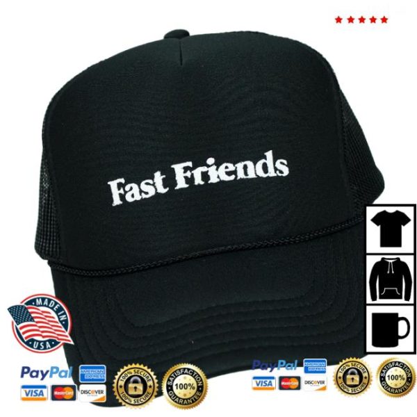 Down Right Merch Fast Friends Ff Logo Hat Black