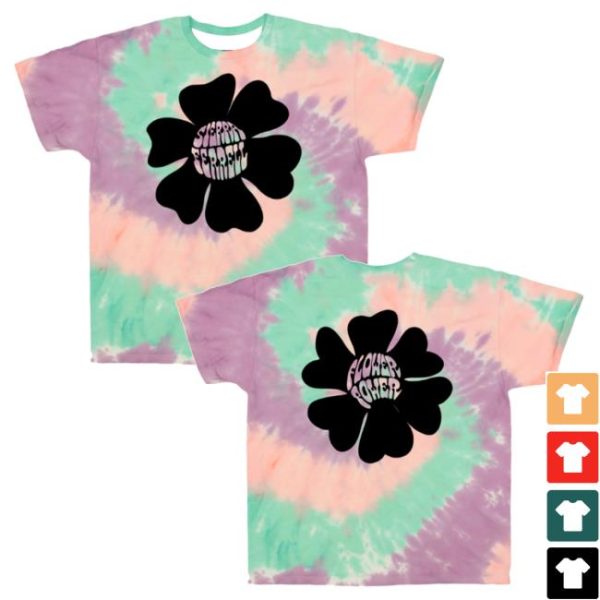 Sierra Ferrell Store Merch Tie Dye Flower Power Tee
