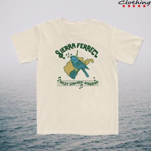 Sierra Ferrell Store Merch Ivory Songbird Tee