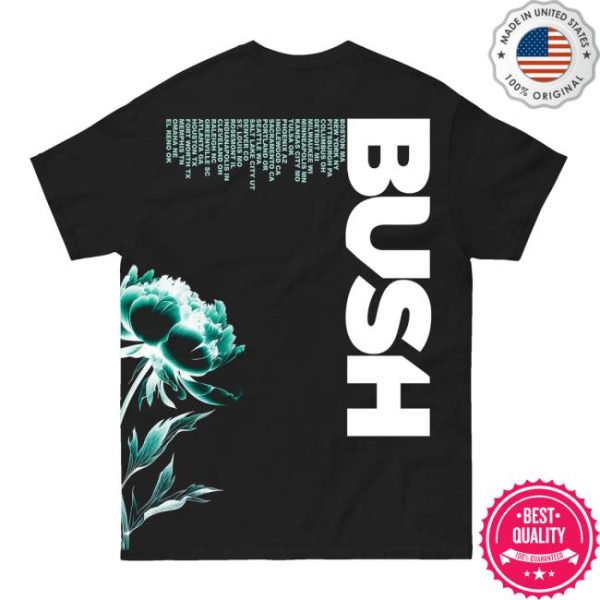 The Official Bush Store Merch Shop Wrap Around Tour Itin Tee