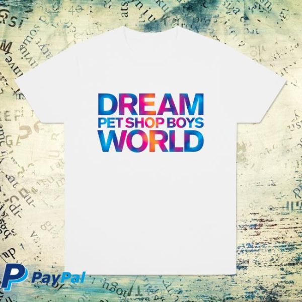 Pet Shop Boys Store Merch Stacked Dreamworld 2025 T-Shirt