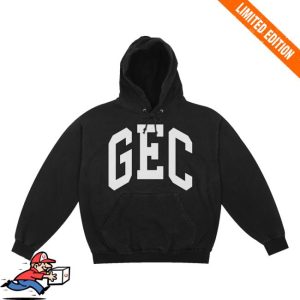 100 Gecs Merch Store Shop Varsity Black Hoodie