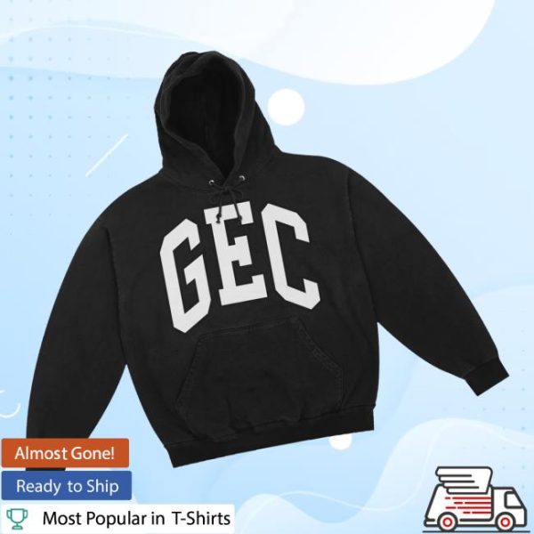 100 Gecs Merch Store Shop Varsity Black Hoodie