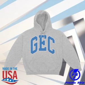 100 Gecs Merch Store Shop Varsity Grey Hoodie