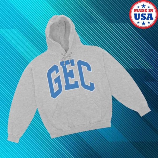 100 Gecs Merch Store Shop Varsity Grey Hoodie