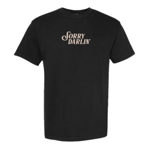 Official Southall Merch Store Shop Black Sorry Darlin Tee