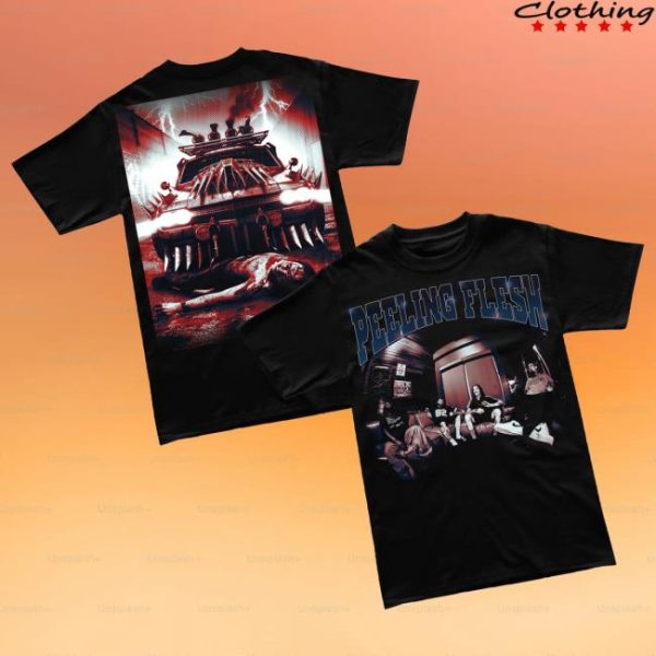 Unique Leader Records Merch Store Shop Peeling Flesh Pf Radio 2 Hiphop T-Shirt