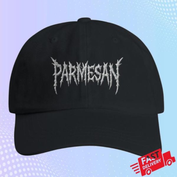 Wavey Goods Store Merch Parmesan Death Metal Embroidered Dad Hat