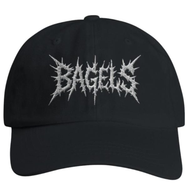 Wavey Goods Store Merch Bagels Death Metal Embroidered Dad Hat