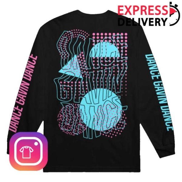 Dance Gavin Dance Merch Store Shop Abstract Long Sleeve Shirt