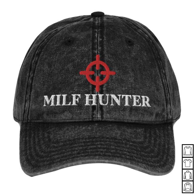 kenny Orbital Clothing Brand Store Merch Milf Hunter Vintage Cotton Twill Cap