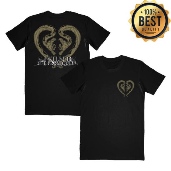 Imprintmerch Store Shop I Killed The Prom Queen Snakes Black T-Shirt