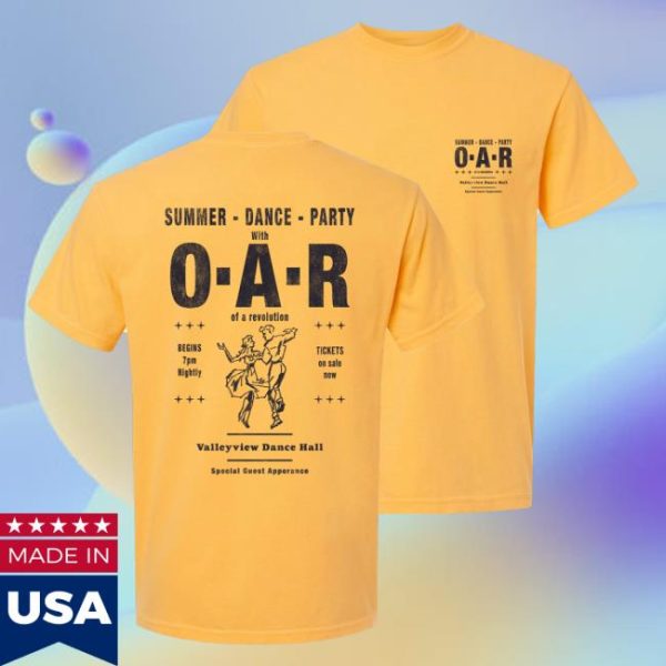 Oar Merch Store Shop Summer Dance Party Tee