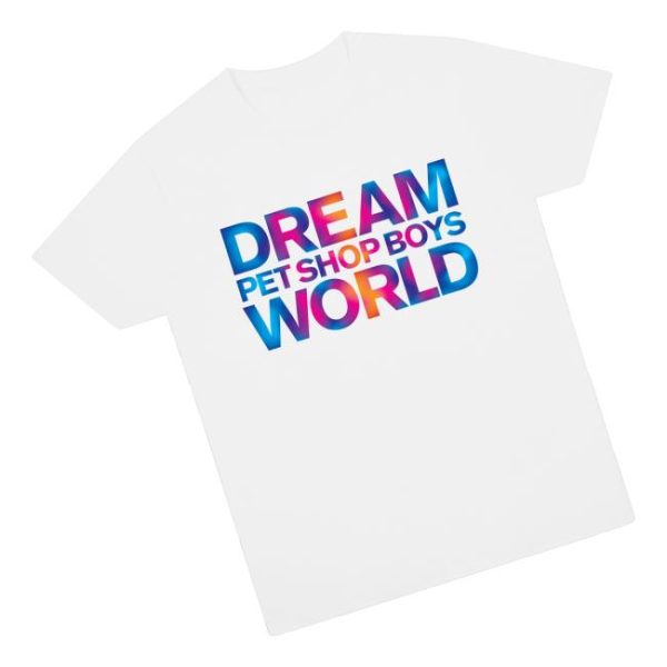 Pet Shop Boys Merch Store Shop Stacked Dreamworld 2025 T-Shirt
