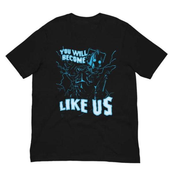 Bbc Store Merch Doctor Who Cyberman Unisex T-Shirt
