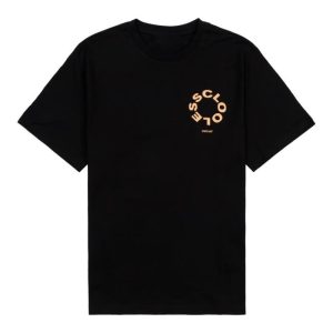 Clooless Store Merch Static Thoughts Oversized Black Tee