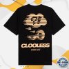 kenny clooless store merch static thoughts oversized black tee