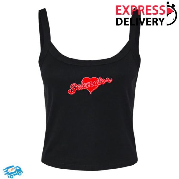 Selena Gomez Store Merch Selenator Black Heart Tank