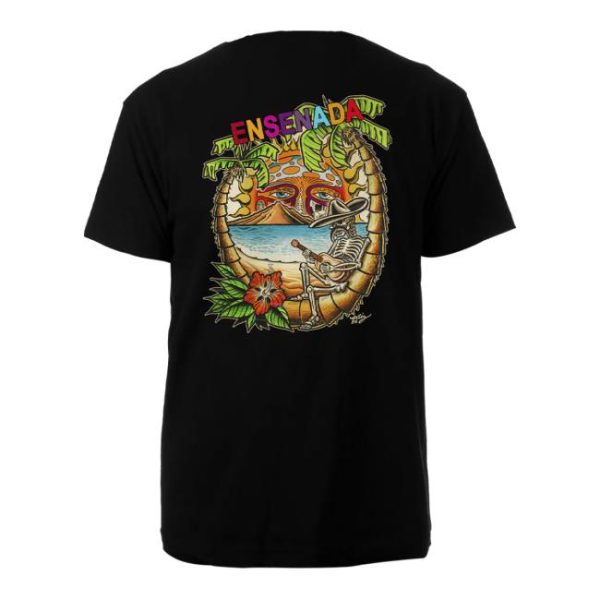 Sublimelbc Store Merch Ensenada Crest Black T-Shirt