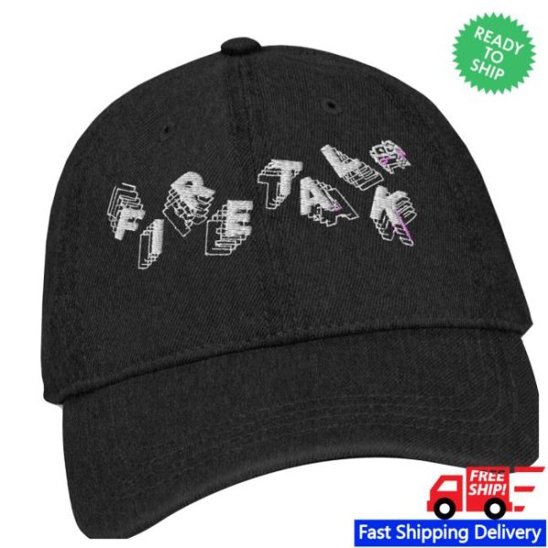 Firetalkrecs Store Merch Fire Talk Logo Denim Hat