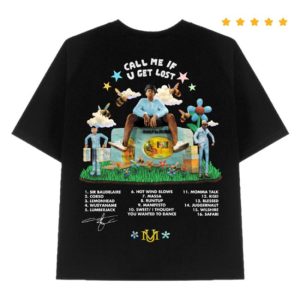 Urban Monkey Store Merch Tyler The Creator Black Tee