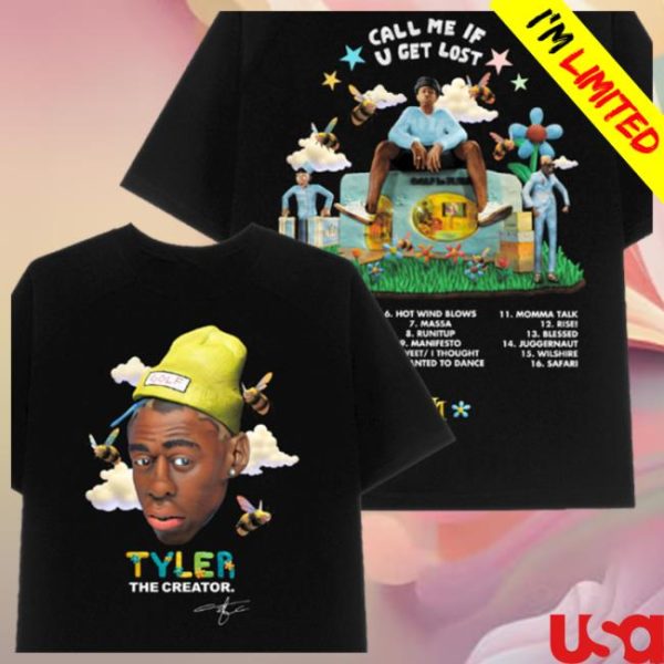 Urban Monkey Store Merch Tyler The Creator Black Tee