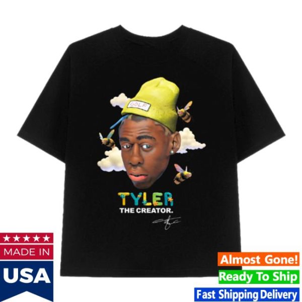 Urban Monkey Store Merch Tyler The Creator Black Tee